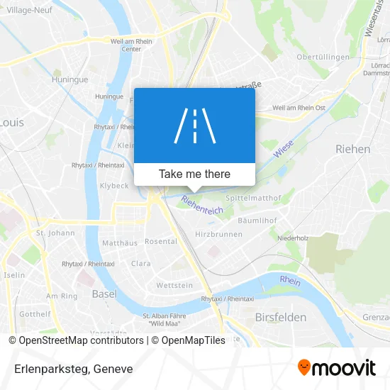 Erlenparksteg map