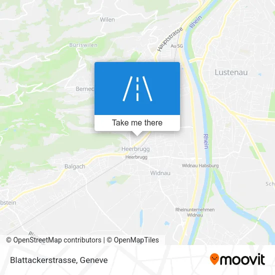 Blattackerstrasse map