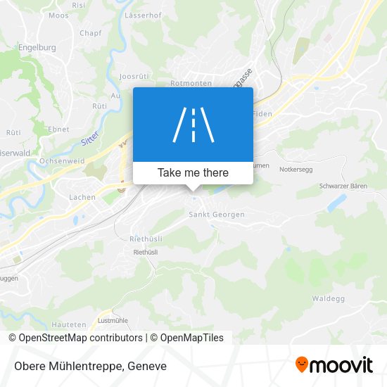 Obere Mühlentreppe map