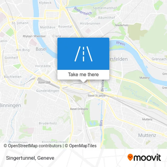 Singertunnel map