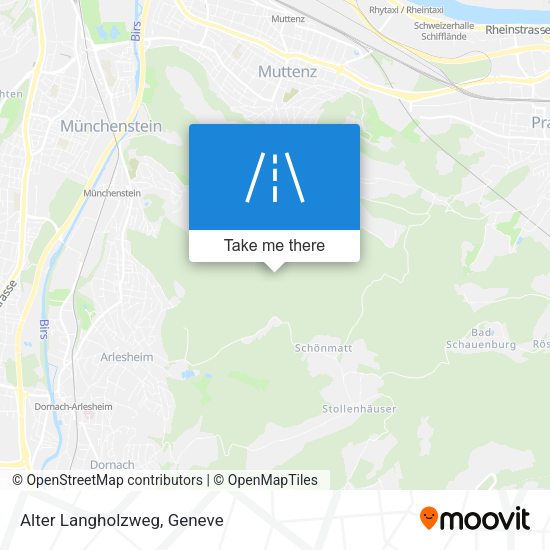Alter Langholzweg map