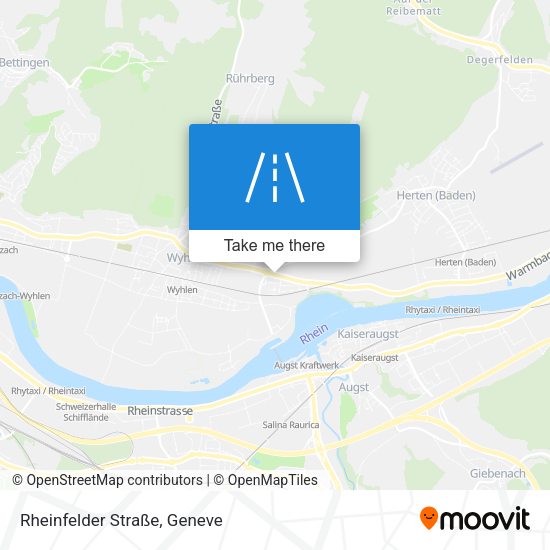 Rheinfelder Straße map
