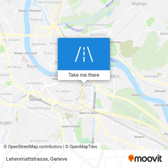 Lehenmattstrasse map