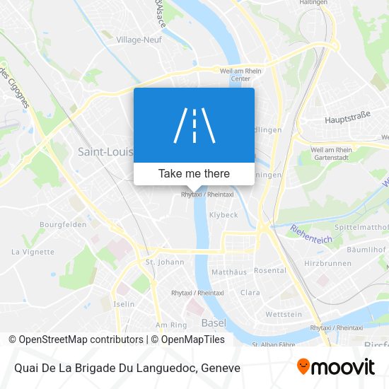 Quai De La Brigade Du Languedoc map