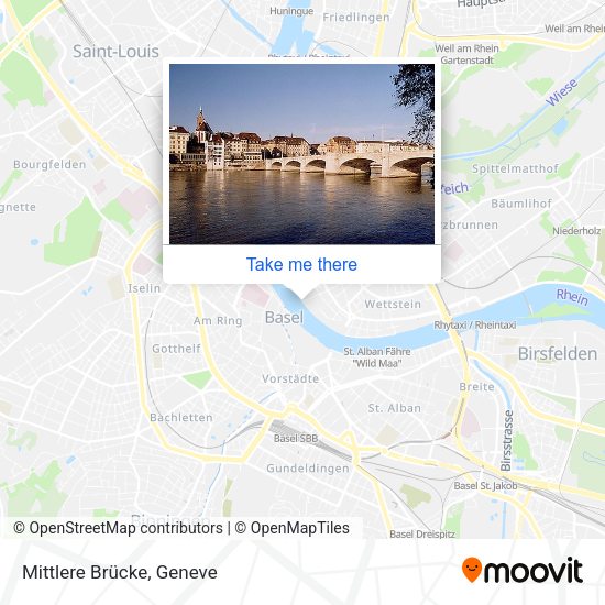 Mittlere Brücke map