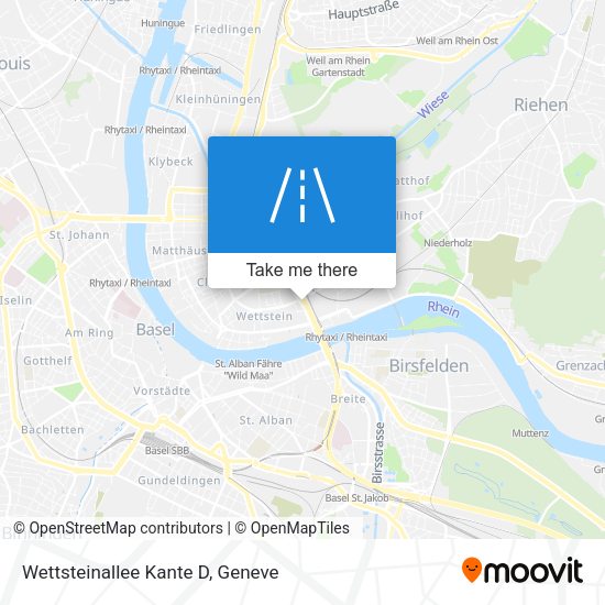 Wettsteinallee Kante D map