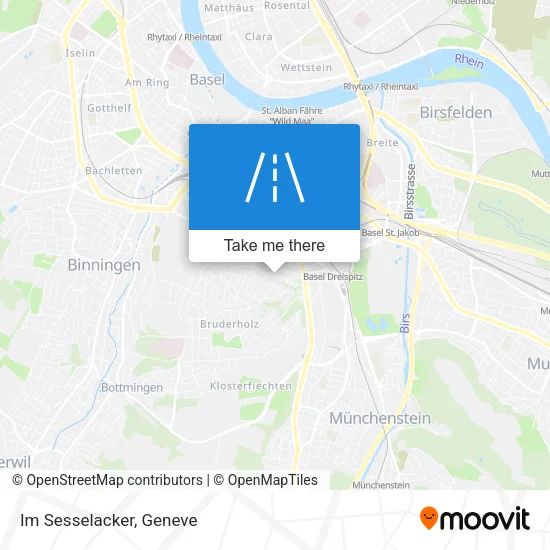 Im Sesselacker map