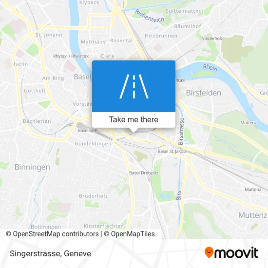 Singerstrasse map