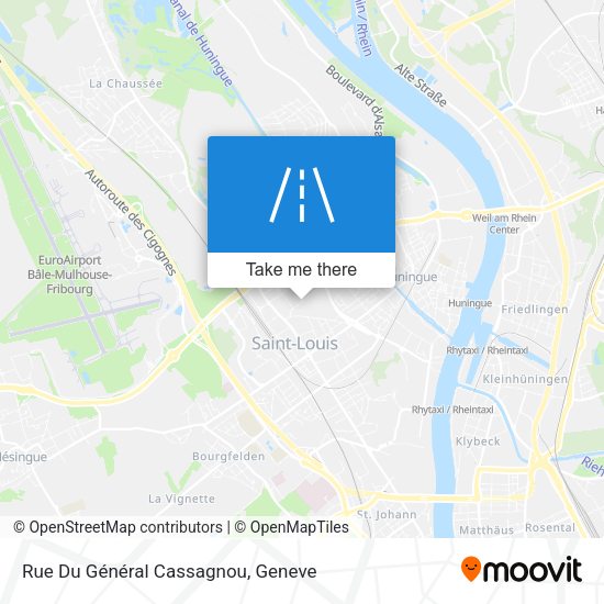 Rue Du Général Cassagnou map