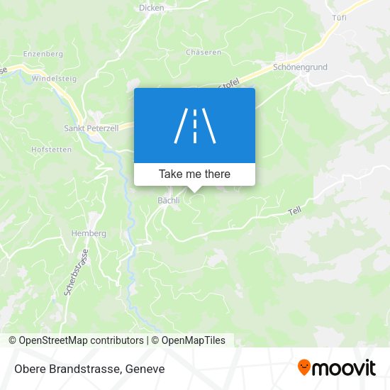 Obere Brandstrasse map