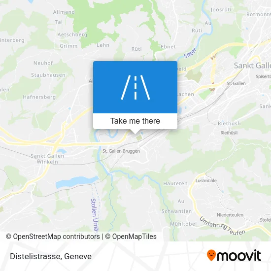 Distelistrasse map