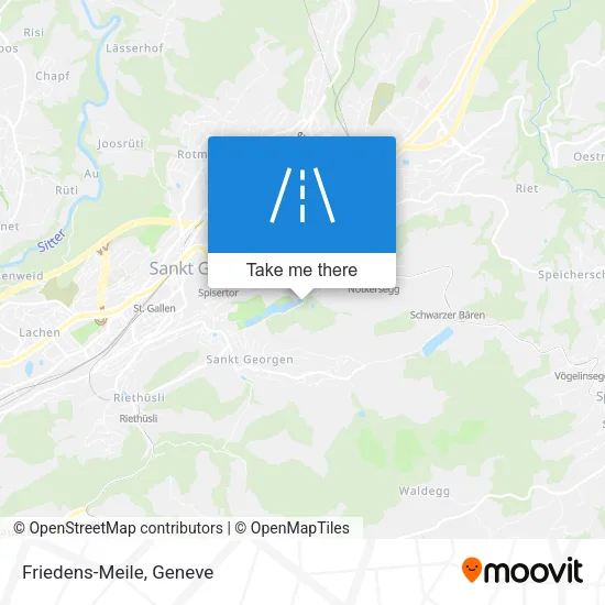 Friedens-Meile map