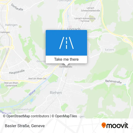 Basler Straße map