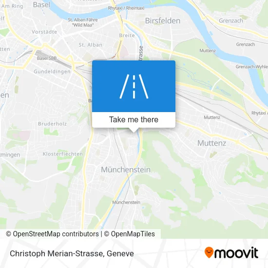 Christoph Merian-Strasse map