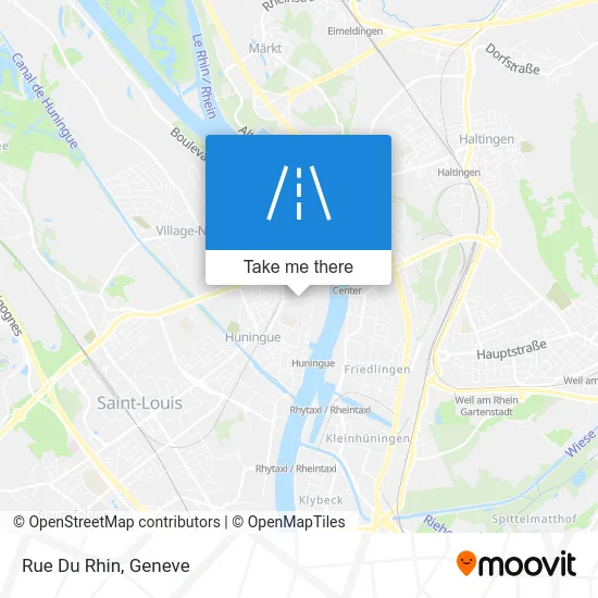 Rue Du Rhin map