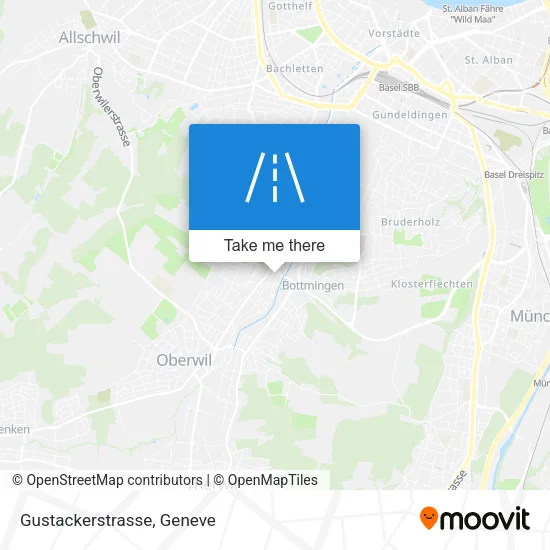 Gustackerstrasse map