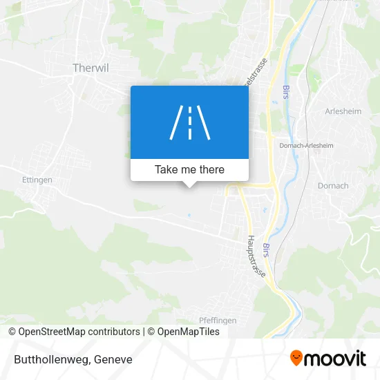 Butthollenweg map