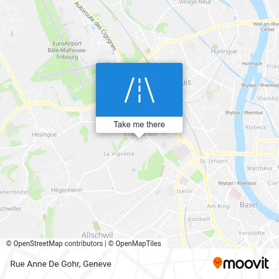 Rue Anne De Gohr map