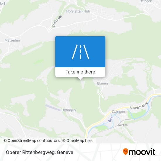 Oberer Rittenbergweg plan