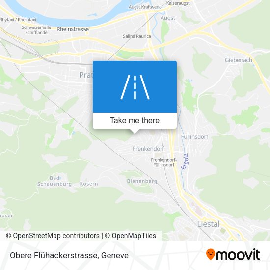 Obere Flühackerstrasse map