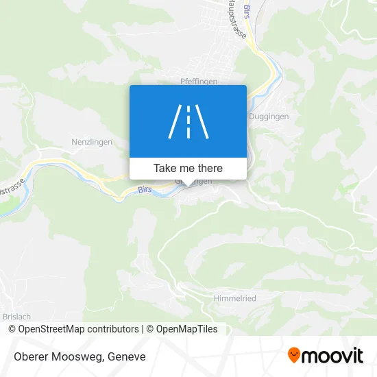 Oberer Moosweg map