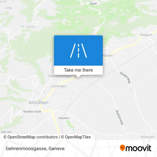 Gehrenmoosgasse map