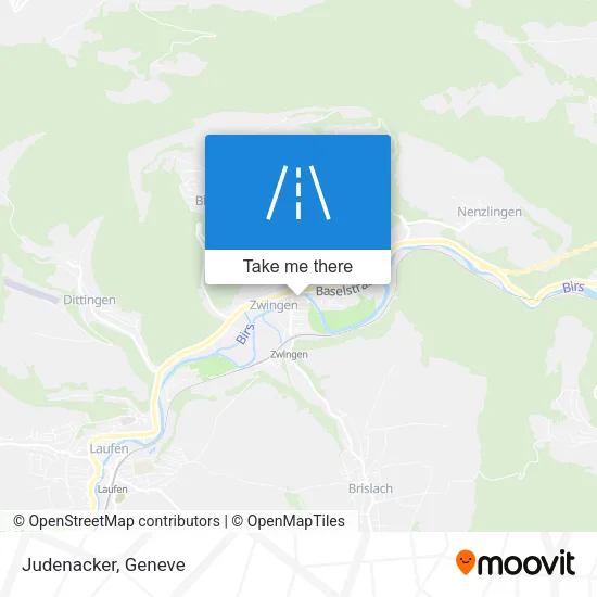 Judenacker map