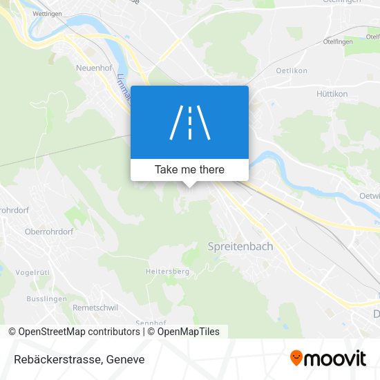 Rebäckerstrasse map