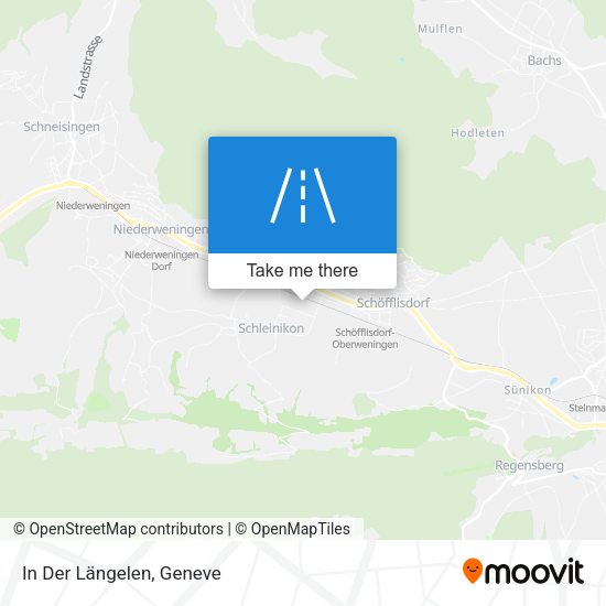 In Der Längelen map