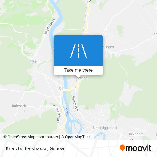 Kreuzbodenstrasse map