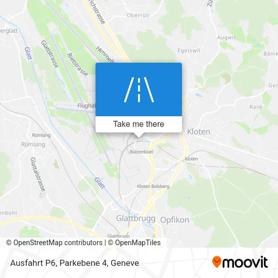 Ausfahrt P6, Parkebene 4 map