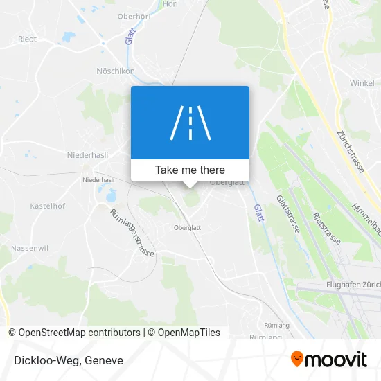 Dickloo-Weg map