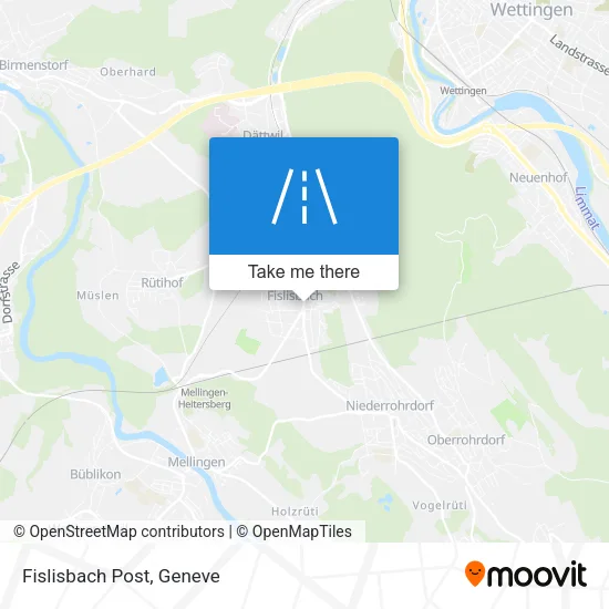 Fislisbach Post map
