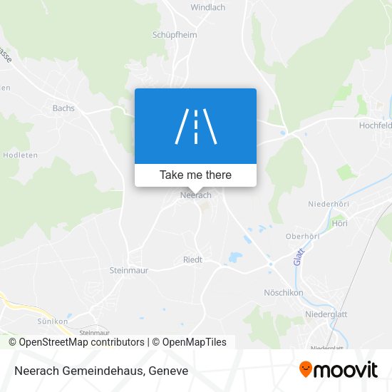 Neerach Gemeindehaus map