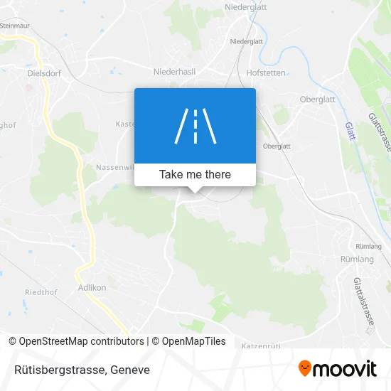 Rütisbergstrasse map