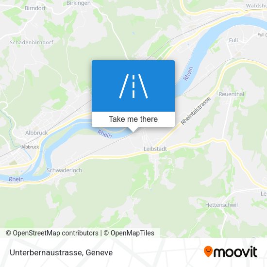 Unterbernaustrasse map