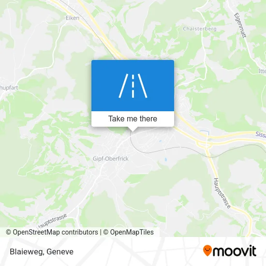 Blaieweg map
