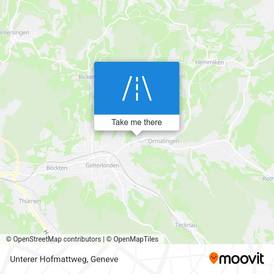 Unterer Hofmattweg map