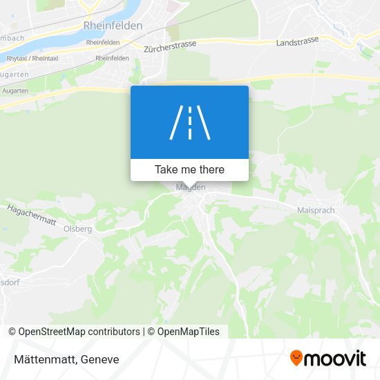 Mättenmatt map