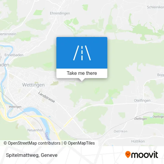 Spitelmattweg map