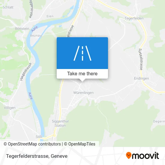 Tegerfelderstrasse map