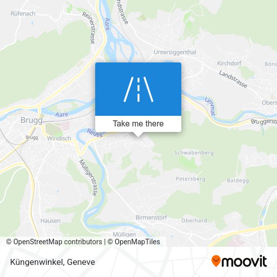 Küngenwinkel map