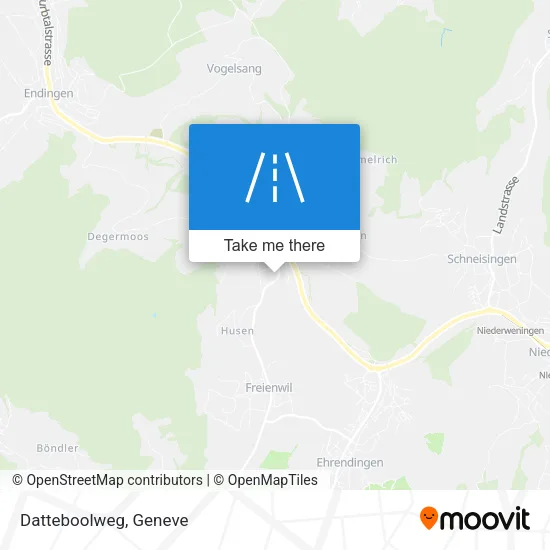 Datteboolweg map