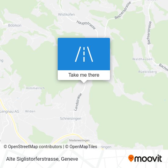 Alte Siglistorferstrasse map