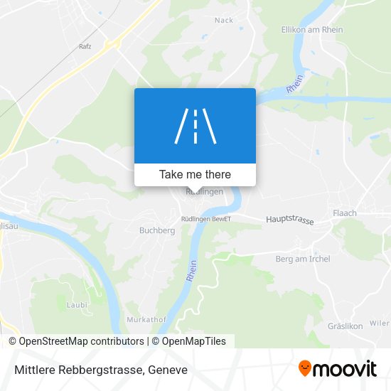Mittlere Rebbergstrasse map