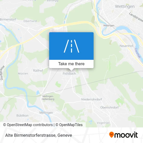 Alte Birmenstorferstrasse map