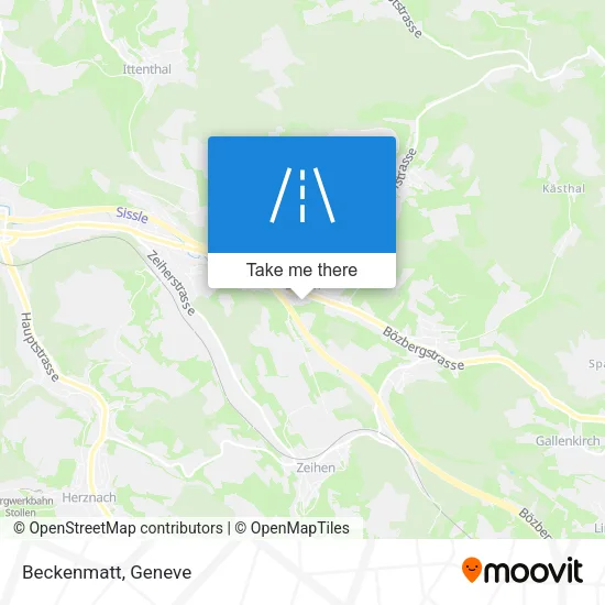 Beckenmatt map