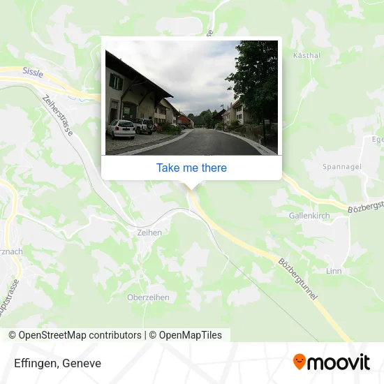 Effingen map