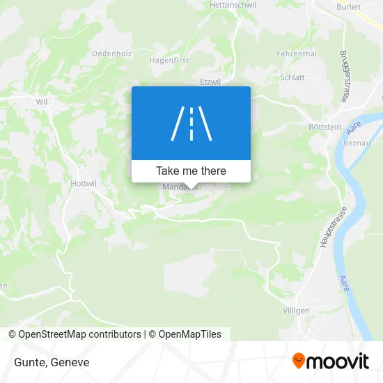 Gunte map