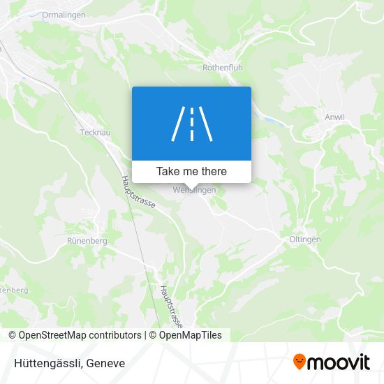 Hüttengässli map